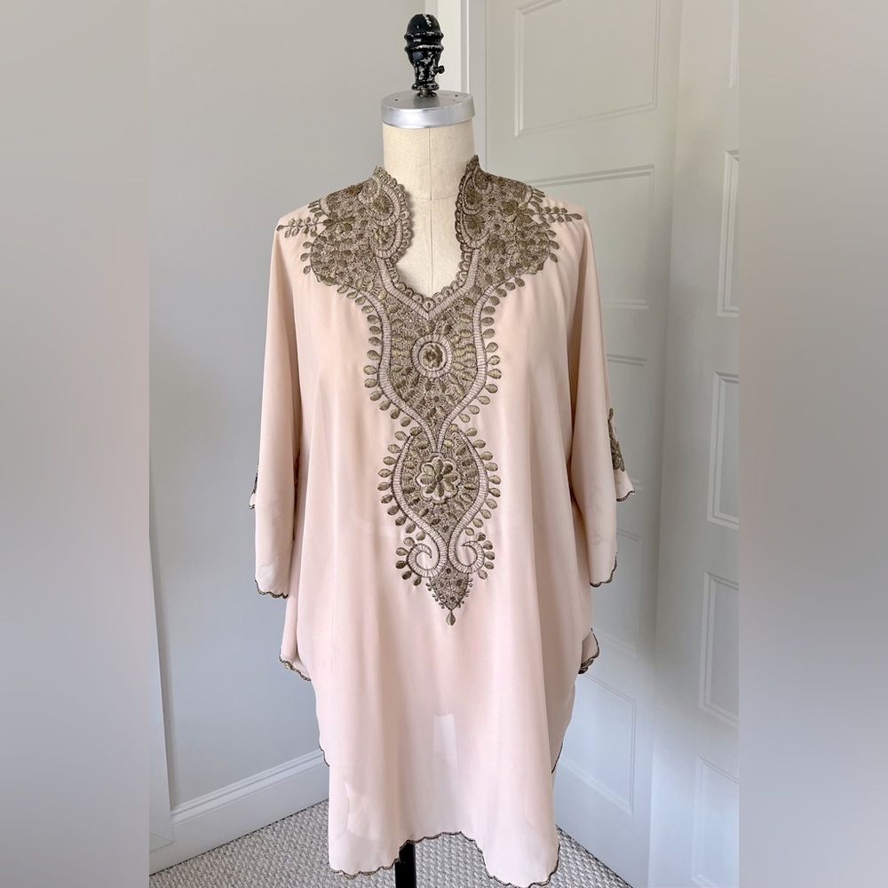 Sheer Caftan Top